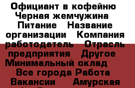 Официант в кофейню "Черная жемчужина". Питание › Название организации ­ Компания-работодатель › Отрасль предприятия ­ Другое › Минимальный оклад ­ 1 - Все города Работа » Вакансии   . Амурская обл.,Благовещенск г.